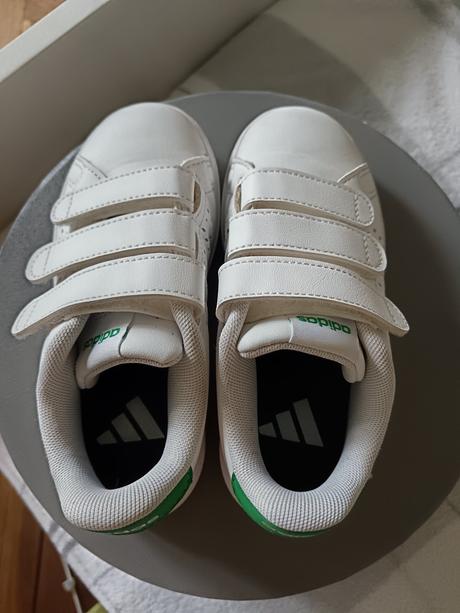 Detské biele tenisky adidas, adidas,28