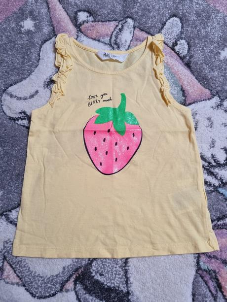 B2030 tielko, jahod, h&m,98