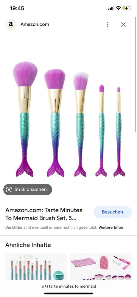 Tarte mermaid štetce, 