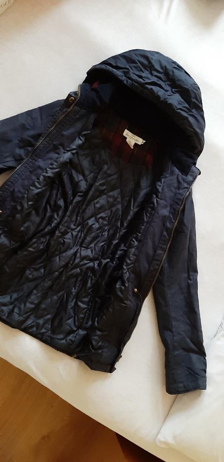 Tmavomodrá parka h&m, h&m,34