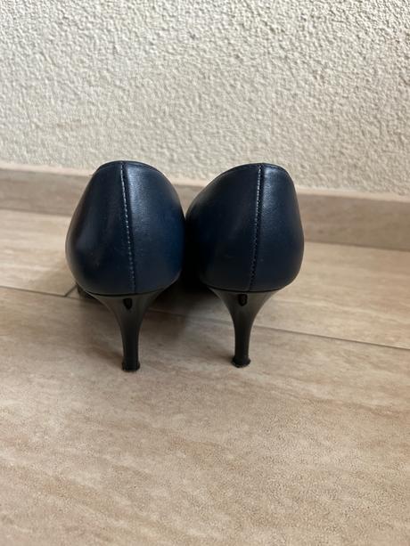 Kožené lodičky gold but -37, 37