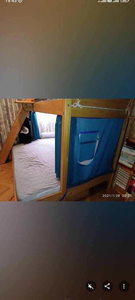 Poschodová posteľ/palanda,
