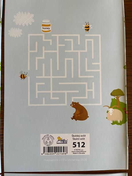 Školské zošity č. 512 - 6 kusov, 