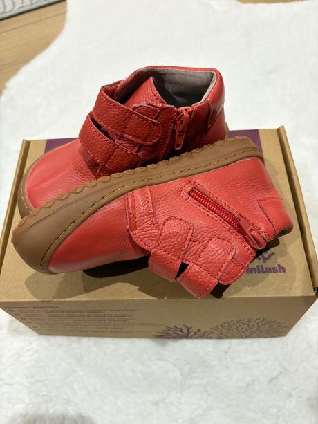 Prechodné kožené topánky barefoot, 25