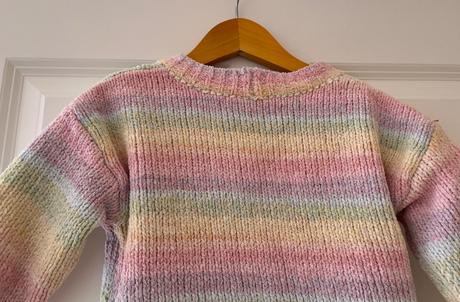 Dúhový pestrofarebný sveter, dopodopo, 98, dopodopo,98