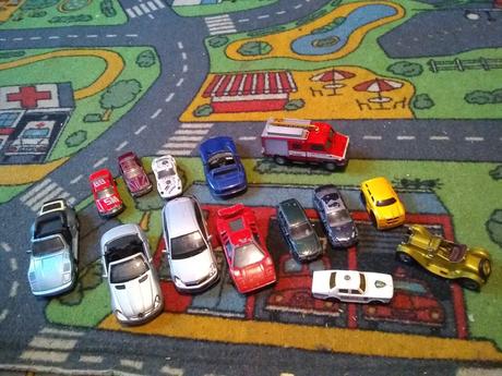 Kovové autíčka, 