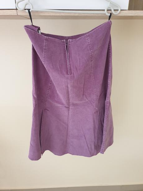 Fialová sukňa - manchester, s