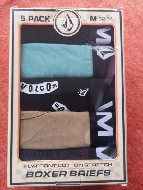 Volcom pánske boxerky 5 ks veľkosť m, m