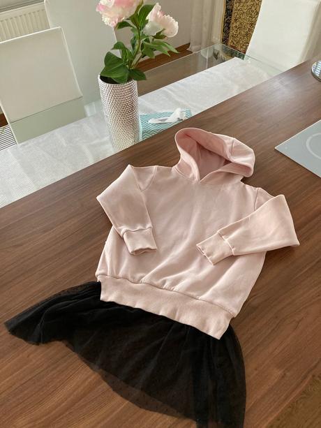 Mikina baby pink top stav, reserved,134