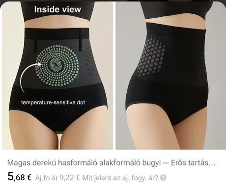 Sťahovacia spodná bielizeň, l