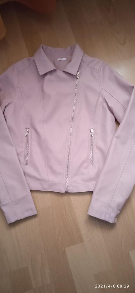 Dievčenská koženková bunda, 164