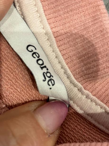 Dievčenská crop mikina s nápisom (134-140), george,134