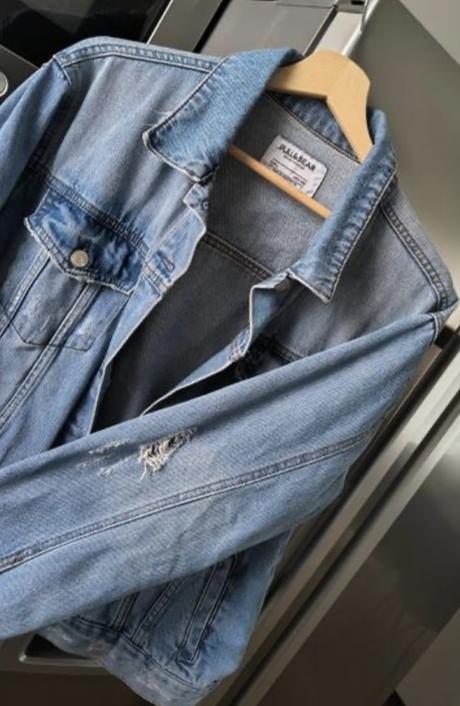 Pull&bear krásna riflová bunda l, pull&bear,l