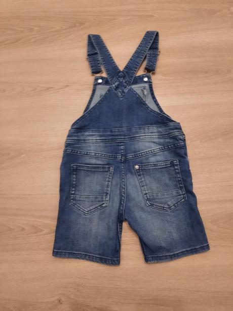 Šortky s trakmi, denim,104