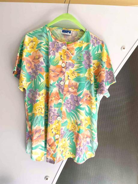 Kvetované tričko, xl
