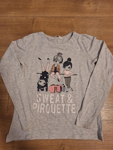 Krásne tričko, h&m,134