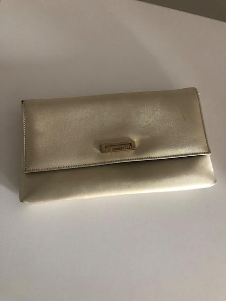 Zlata spoločenská kabelka,