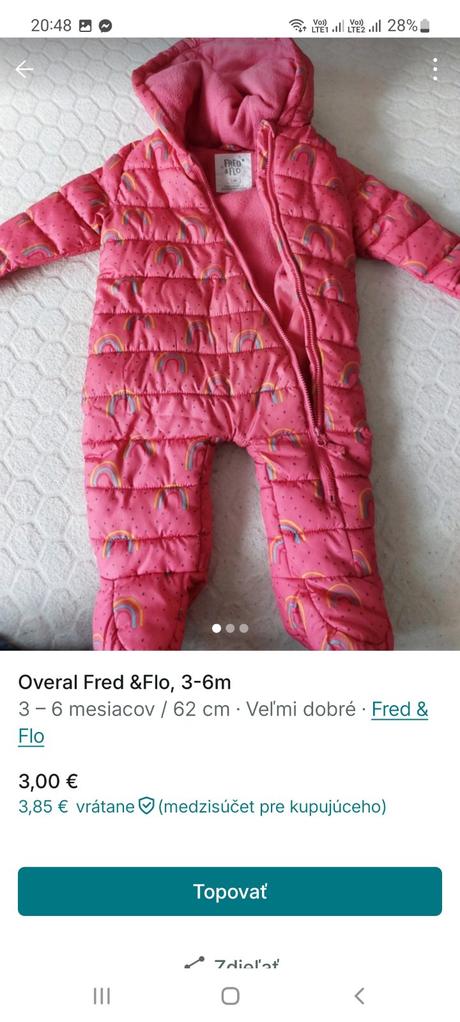 Overal f&f, velk 62, f&f,62