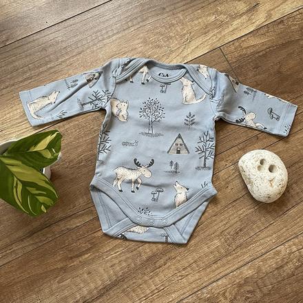 Modré body so zvieratkami, c&a,56