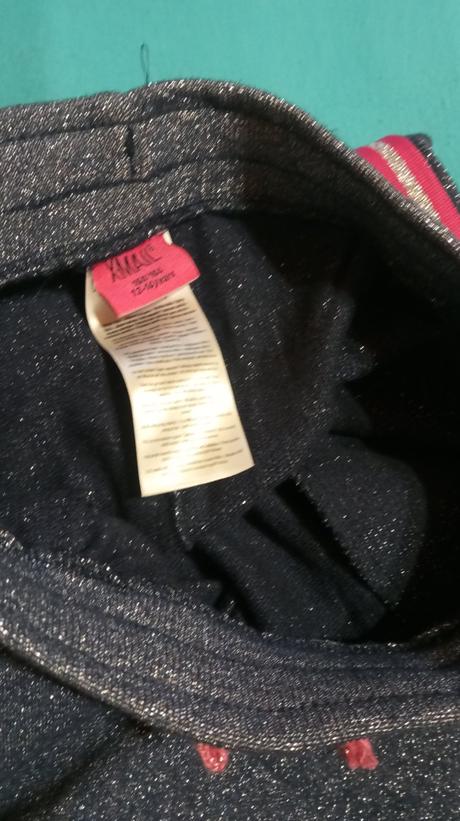 Trblietavé riflové nohavice, kik,164