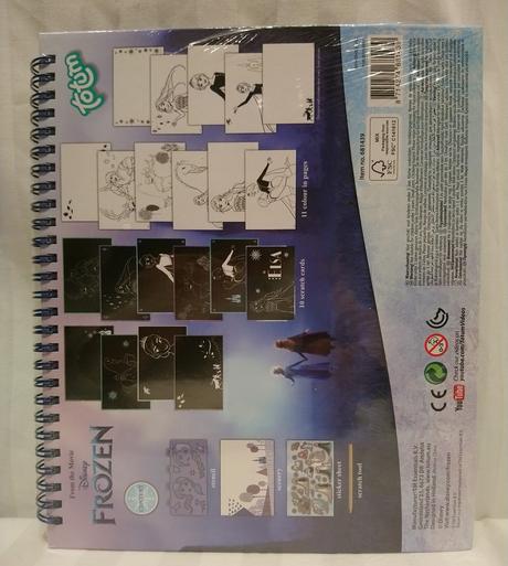 Škrabacie obrázky ľadové kráľovstvo ii, totum,