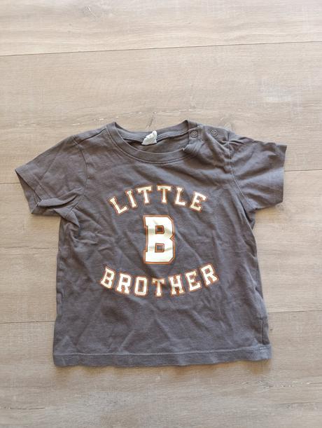 Tričko little brother, h&m,80