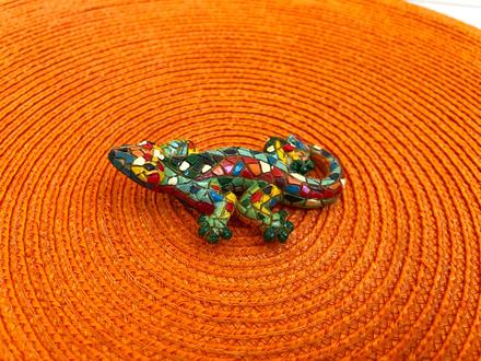 Plastická magnetka jašterička,