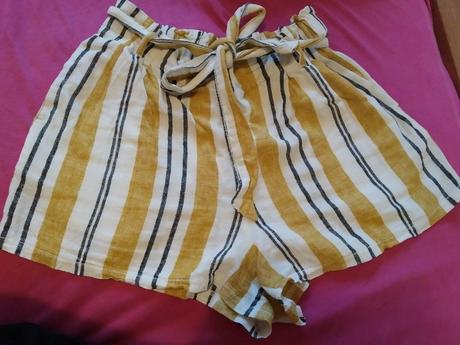 Ľanové šortky, f&f,m