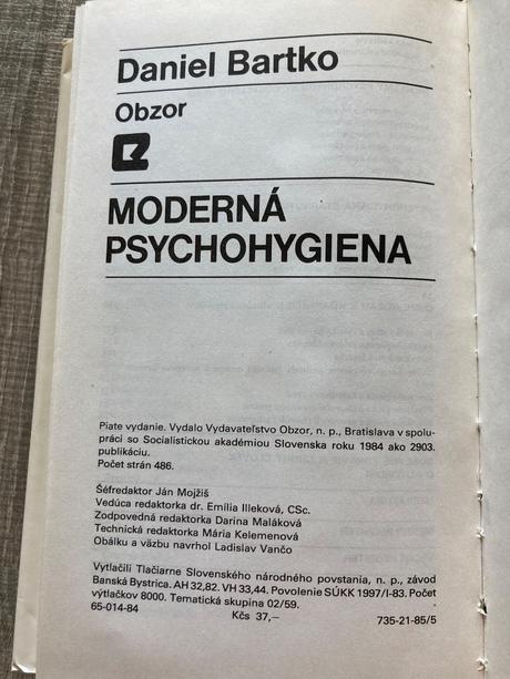 Moderná psychohygiena (1984),