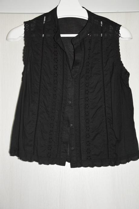 Top s čipkou, zara,s