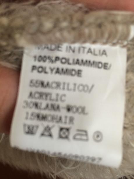 Sveter made in italy s mohairom, 