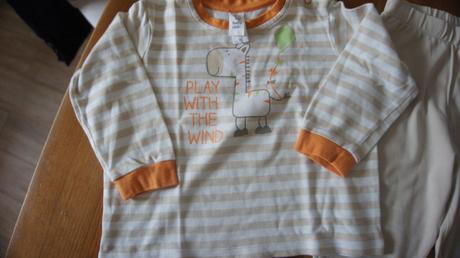 Pyžamko zebra, baby club,92