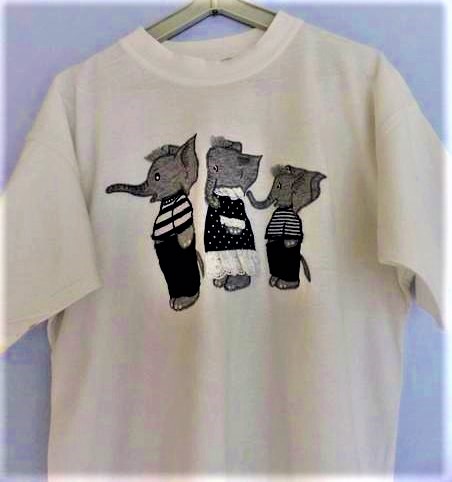 Tričko so sloníkmi 140/146, hummel,146