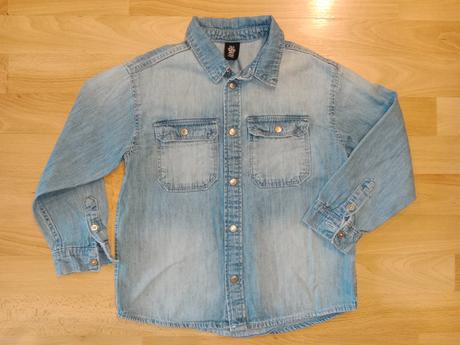 Rifľová košeľa, denim,116