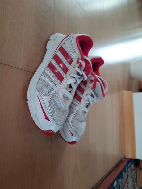 Ružovo-biele dievčenské tenisky, adidas,36