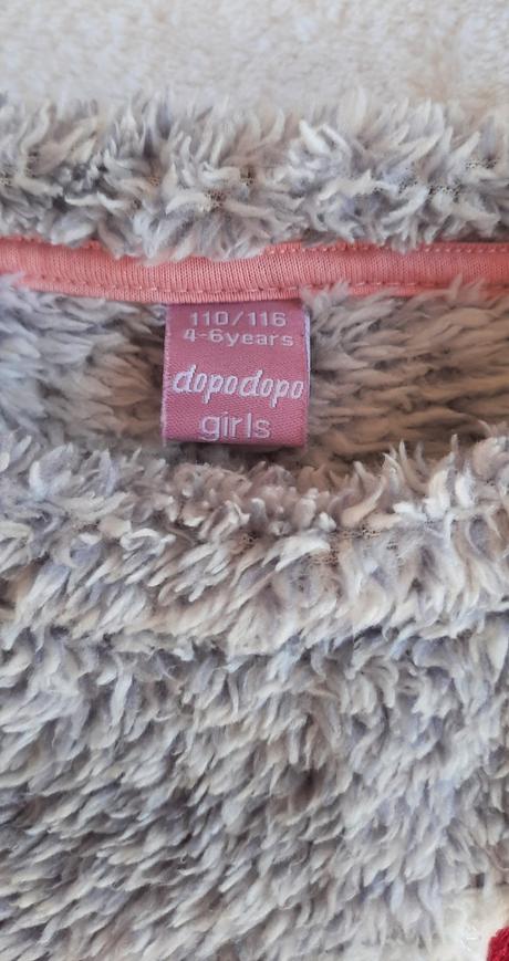 Super teplá mikina bez poškodenia č. 110/116, dopodopo,110