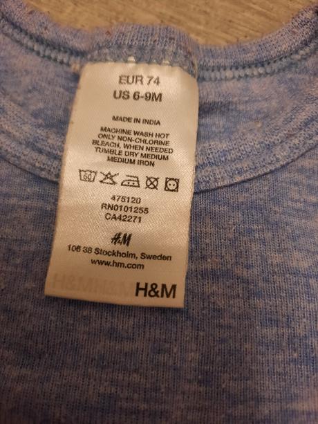 Body h&m 74-80, h&m,74