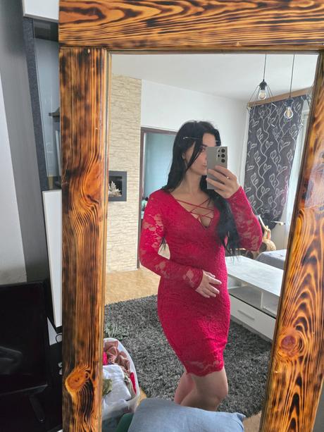 Čipkované šaty, amisu,m