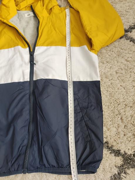 Prechodná podšitá bunda, h&m,152