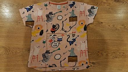 Muzikantské tričko, lindex,128