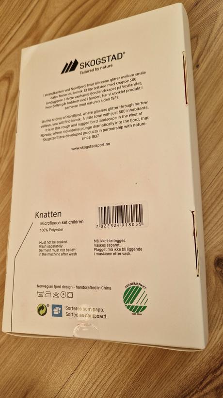 Nový flísový set mikina a tepláky, skogstad,104