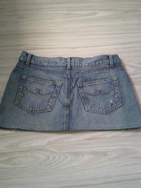 Riflová minisukňa-cena s poštovným, amisu,s