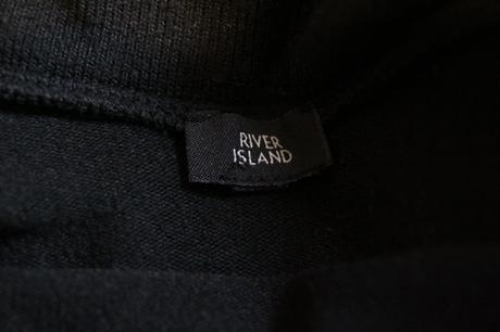 Čierny sveter river island, m/l, river island,m