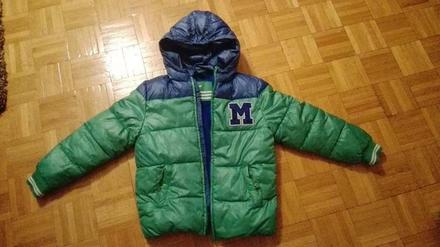 Vetrovka, zimná bunda veľ. 7-8 rokov, dopodopo,128