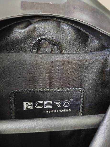 Pánska kožená bunda kcero, l