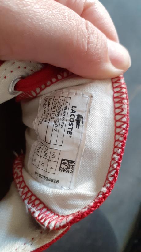 Botasky tramky, lacoste,37