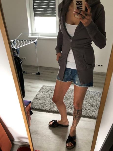 Element mikina tmavošedá, m