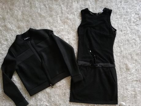 Minišaty a bundička - komplet, 36