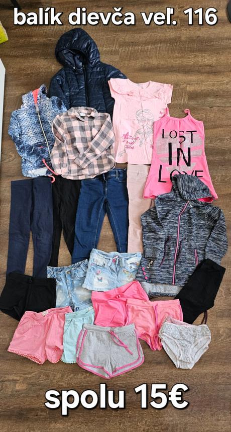 Balík dievča 116veľ., 104–116