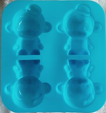 Opičky silikónová forma, 